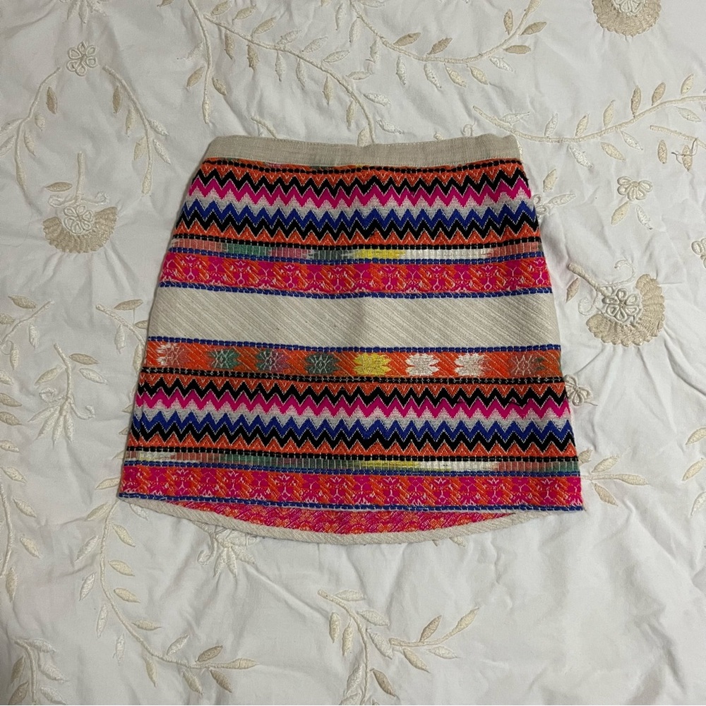 Peek Multi-Colored and Patterned Skirt, G (L/8)